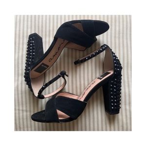 Dolce Vita Amour Embellished Heel Sandals